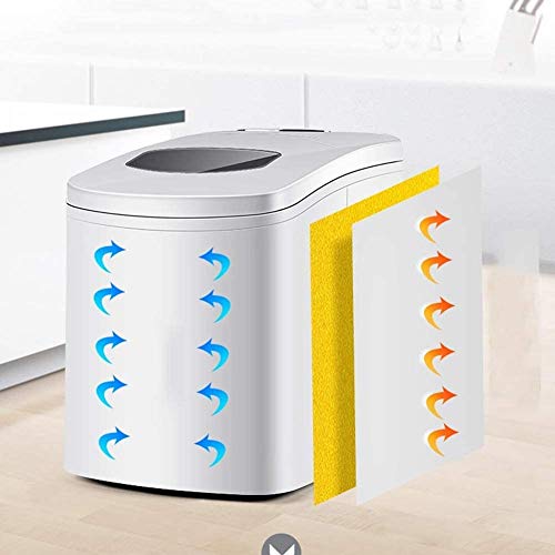 MHGD Eismaschine, Arbeitsplatte, 7-9 Minuten schnelles EIS, kompakte und leichte Eismaschine, unabhängige automatische… – Bild 4