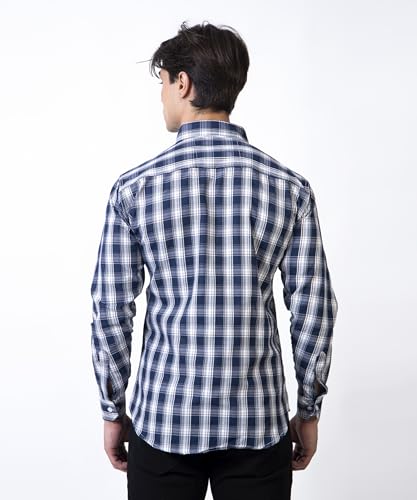 Image of TrapNation Men's Checkered Regular Fit Shirt