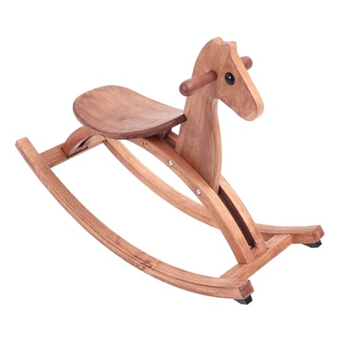 Keenso Caballo de Madera para Nios con Silla