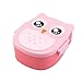 YKSO 1050 ml a forma di gufo, contenitore per il pranzo Bento in plastica per alimenti e pic-nic, contenitore portatile per campeggio all'aperto