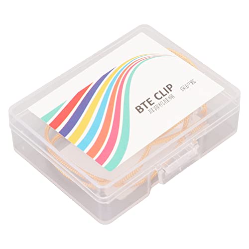 Hearing Amp Clip, Antilost Nylon Plastic Hearing Amp Clip Holder, Sturdy, Convenient Stable Fixing For Work (Binaural) #TOP5