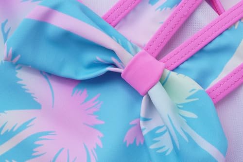 Image of Girls One Piece Unicorn Swimsuit Mermaid Swimwear Rainbow Bathing Suit