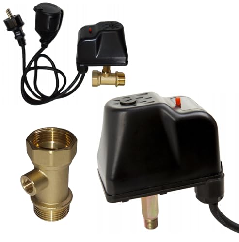 PAG Turbo GmbH - Trockenlaufschutz SK-13 mit 3-wege Verteiler für Gartenpumpe Hauswasserwerk Tiefbrunnenpumpe 230V