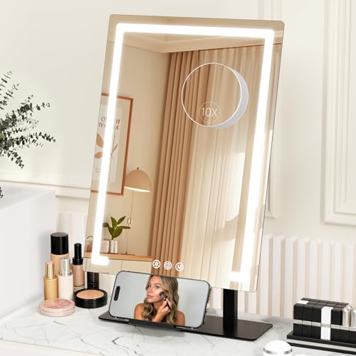 Espejo para maquillaje rectangular con luces FRANO miniatura 2