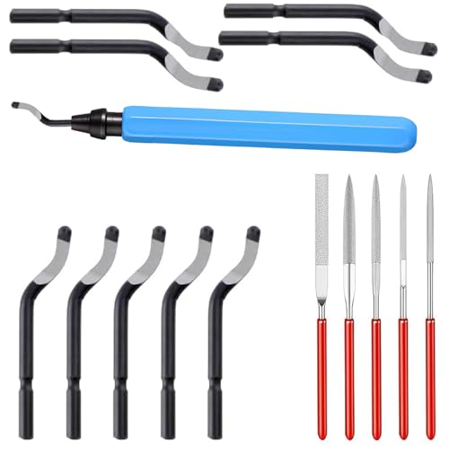 Entgrater-Set Mit Metallgriff & 10 Ersatzklinge Produktbild-Vorschau 4