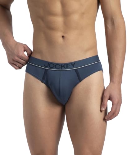 Image of Jockey 8044 Men's Super Combed Cotton Rib Solid Brief with Ultrasoft Waistband