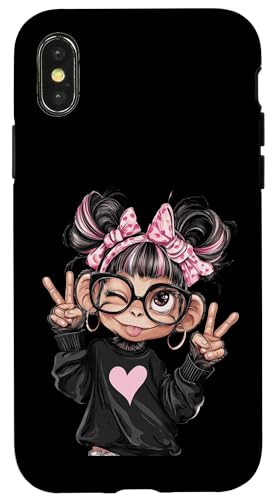 �V�ѐS�̂��鏗�̎q ���킢���L�����N�^�[ ���K�l�t�� �s�[�X�T�C���f�U�C�� �X�}�z�P�[�X iPhone X/XS �p