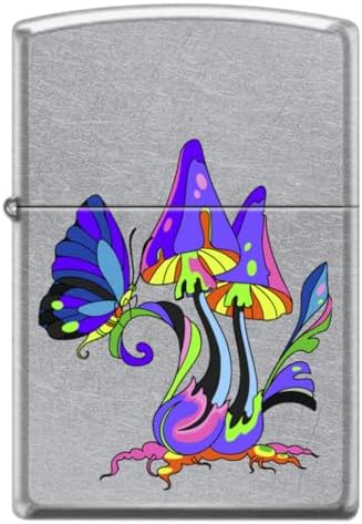 Mushroom Butterfly Zippo Lighter image 2