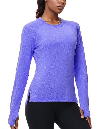 Women's UPF 50+ Rash Guard Swim Shirts - UV Sun SPF Shirt Long Sleeve - Outdoor Workout Hiking T-Shirts/Hoodie