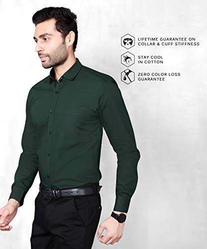 Image of FIFTH ANFOLD Men's Solid Slim Fit Shirt