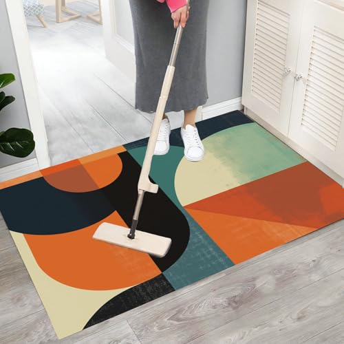 Paillasson Absorbant Tapis Entrée Antidérapant Lavable pour Cuisine - 8