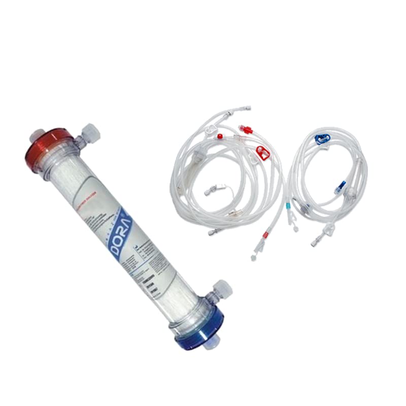 Image of DORA HEMOFLOW DIALYZER 14P with BROWNDOVE BLOOD TUBING SET (Pack of 6pcs)