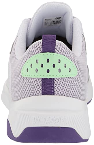 New Balance Tênis de corrida infantil DynaSoft 545 V1 com cadarço, Libra/Prisma Roxo/Aura Verde, 5 W