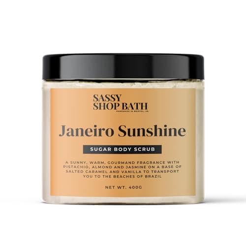 Sassy Scents Janeiro Sunshine Sugar Body Scrub, 400 g (Pack of 1)