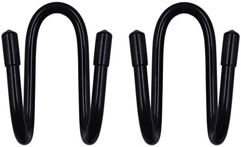 YYST Chain Link Fence Hangers for Link Fence, Chain Fence -to Hold Poles,Brushes,Leaf Rakes,etc Up to 2 Pound - No Pool Accessories (2)