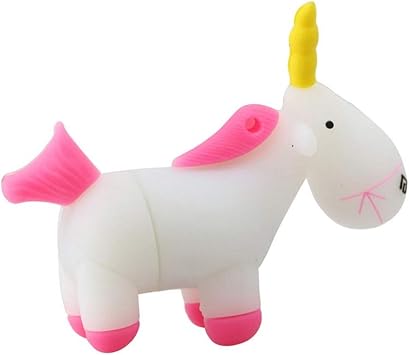 4GB Unicorn Model USB 3.0 Flash Drive Pen Drive Thumb Drive Pendrive USB Memory Stick Jump Drive Compact Size USB Flash Disk USB Drive USB 3.0 Stick - White