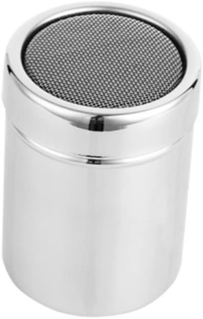 Ciieeo 3pcs Stainless Steel Seasoning Shaker Sifter for Sugar Cocoa and Flour Kitchen Tool for Baking and Cooking Design
