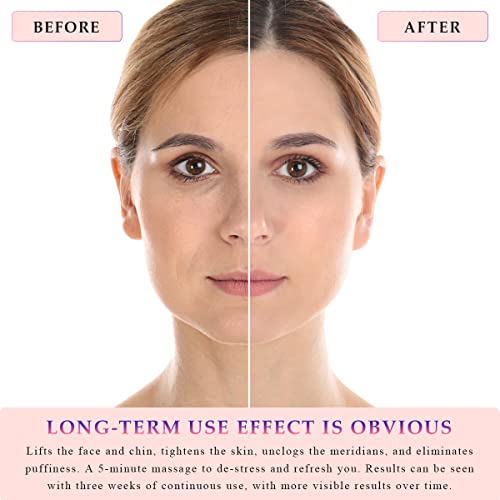 Gua Sha Facial Tools - Heated Electric Gua Sha - Safety Abs Face Sculpting Tool - Vibration Face Massager For Anti-Aging, Lift & Wrinkles, Eye/Face Puffiness, Double Chin, Tension Relief, Acupressure #TOP2