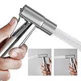 BARROCK 2 Pack Bidet Sprayer Head Only, Stainless Steel Handheld Shattaf Jet Spray for Toilet, Baby Cloth Diaper Sprayer with Adjustable Water Pressure Control, Chrome