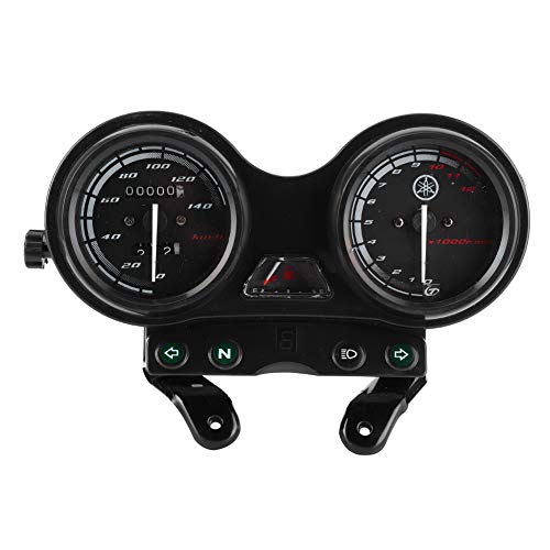 Senyar Speedometer Tachometer Gauge 12V DC Tachometer Motorcycle Speedometer Tacho Gauge Fit for Yamaha YBR 125 2005?2009 Euro II V