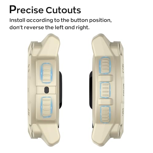ISABAKE Etui ochronne do Garmin Instinct 3 45mm Miękki zderzak z TPU