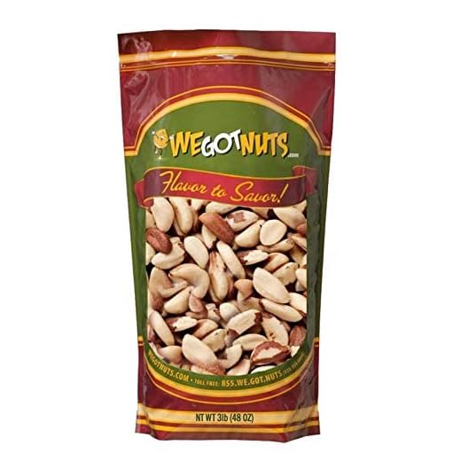 Natural Raw Brazil Nuts - 3 Pounds