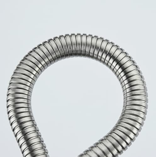 Toilet Bidet Shower Hose 304 Stainless Steel Shower Hose - Universal Fit - Fits All Handheld Shower Heads, Sprayers, And Bidet Sprayers (Brushed Nickel)