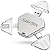 MFi Certified 64GB Flash Drive for iPhone, 3 in 1 Photo Stick with Lightning/Type-C/USB-A, Photo Stick for iPad Android Mac PC, for Photos Videos and File Backup,Available Space: ~58GB,Silver