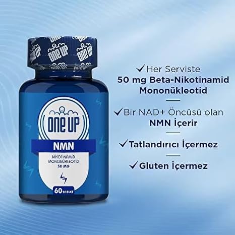 One Up NMN 50 Mg 60 Tablets AROMA-FREE Color