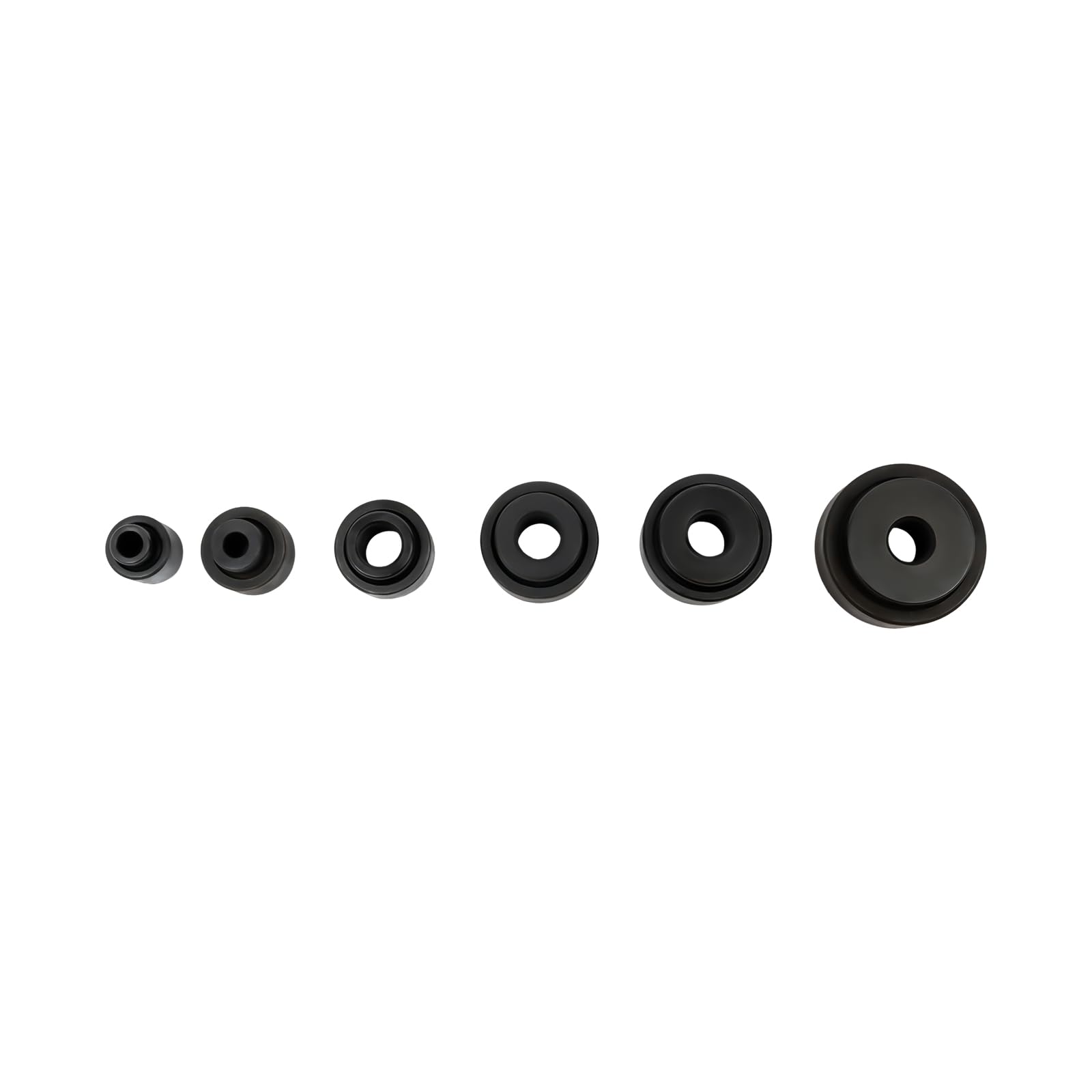 Perforadora hidráulica de 8 T, 22-60 mm, perforadora hidráulica manual, juego con 6 matrices opcionales, adecuado para una amplia gama de materiales como aluminio, acero y plástico