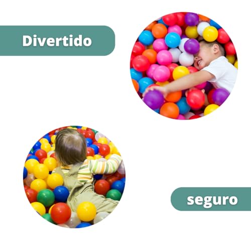 Bolinhas Coloridas para Piscina de Bolinhas Toca Infantil 100 Unidades