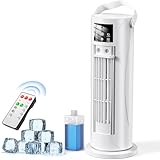Aire Acondicionado Portátil – Mini Aire Acondicionado con Función de Refrigeración y Humidificación, Blanco