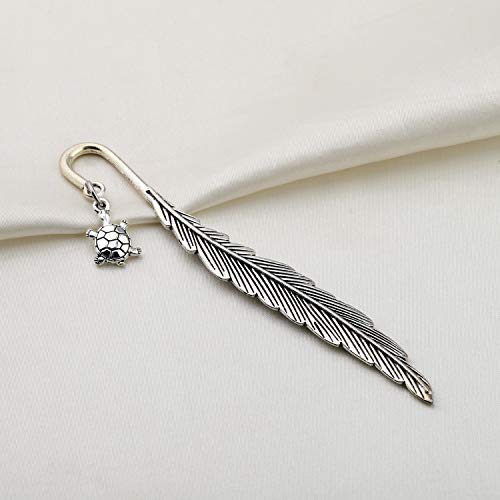 Kuiyai Sea Turtle Metal Bookmark Tibetan Silver Bookmark Literary Reader Gift (Turtle) #TOP1