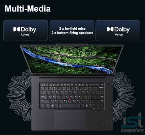 Image of Lenovo ThinkPad T1g Gen 8 Mobile Workstation Laptop (NVIDIA RTX 5070 8GB, Intel Core Ultra 9 285H, 64GB DDR5, 2TB SSD, 16 inch 3.2K OLED Touchscreen) for Gaming, Business & Design, Fingerprint, Win 11 Pro