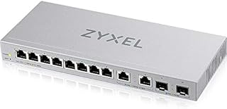Zyxel Multi-Gig 12-Port Web Managed Switch with 2-Port 2.5G/2-Port 10G SFP+ Desktop/Wallmount, 5-Years Warranty [XGS1210-12]