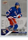 2024-25 Upper Deck Star Rookie #12 Matt Rempe New York Rangers Rookie Card NHL Hockey Card in Raw (NM or Better) Condition