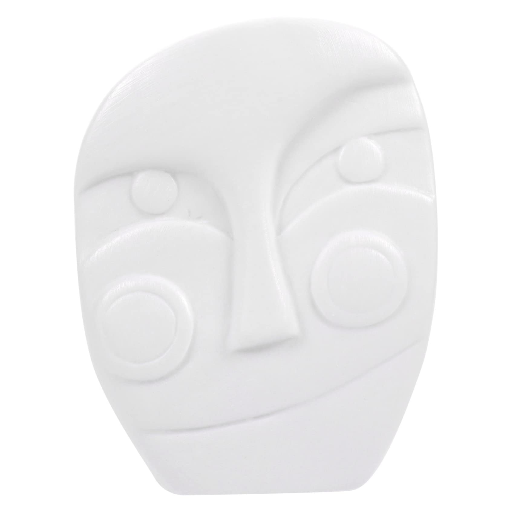 Cabilock 1pezzi Vaso Artistico Ceramica Bianco Per Composizioni Floreali Decorazione Per Casa e Ufficio Design Elegante e Resistente Con Base Antiscivolo