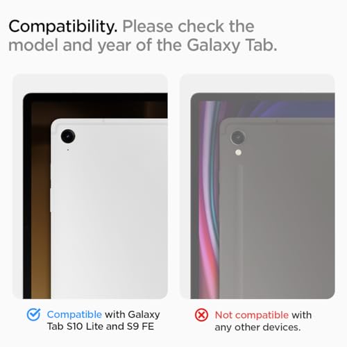 Image of Spigen Rugged Armor Pro | Samsung Galaxy Tab S10 Lite /Tab S9 FE Case [S Pen Holder] [Trifold Stand] 11 inch Folio Full Cover | TPU+PU Leather - Black