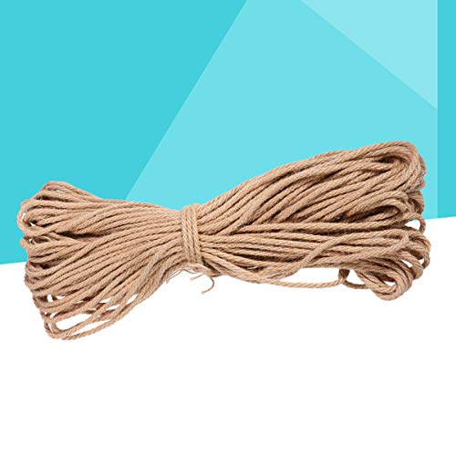 ULTECHNOVO Metros de Fio Natural para Cat - 50 Prático Portátil Natural Barbante Corda Corda Corda d