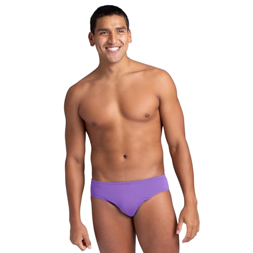 JOLYN Brolyn Men's Training Swim Brief - Internal Drawcord, Durable Chlorine-Resistant for Lap Swimming, Water Polo, Racing