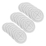 WRITWAA Disco Trenzador Kumihimo Redondo 15x15 Cm 48 Ranuras, 15 Unidades para Tejer Pulseras Diy, Herramienta para Fabricar Cordones y Manualidades Hilos Finos