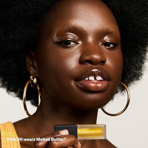 Image of POUND CAKE Cake Theory Plumping Lip Oil | Hydrating & Moisturizing Lip Oil Balm, Lip Gloss, and Lip Mask with Hyaluronic Acid | Clean, Vegan Formula | Lip Plumper Treatment | 0.23 oz, Melted Butter