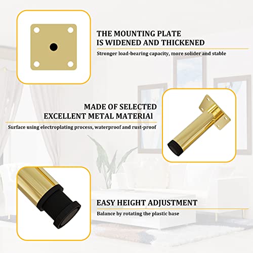 M Mimhooy KB276 Furniture Legs 4 Inches thumb #2