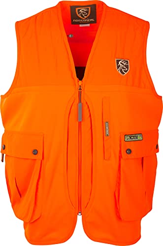 Drake DNT6900-BLZ Youth Blaze Orange Vest Blaze Orange Youth OSFM