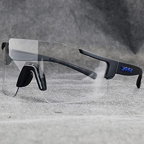 Neptune Gafas de sol de ciclismo fotocromáticas para bicicleta de montaña, transparentes, MTB para montar en bicicleta, béisbol, correr, golf para