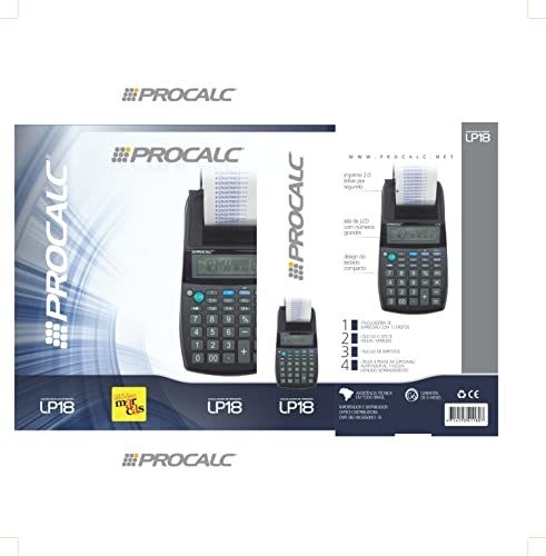 Calculadora De Impressao Procalc 12dig Compacta