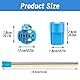 QIMEI-SHOP Druckschalter Wasserdicht Verbindungskabel 16mm Taster Schalter Buchse 12V-24V 3A Taster Draht Druckknopfschalter 5 Pin Steckdose 5 Stück