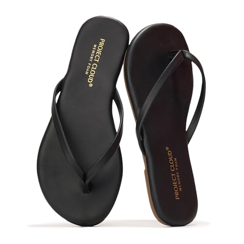 Project Cloud Kids Sandals For Girls Footwear with Memory Foam Insole Kids Flip Flops - Lightweight & Slip Resistant Girls Sandals Summer Beach Essentials (Little Foundations)