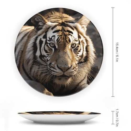 Plato decorativo de porcelana Bone China 6 pulgadas miniatura 2