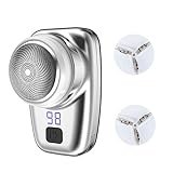 Mini Shaver Portable Electric Waterproof USB Rechargeable Face Shaver Mens Shaver